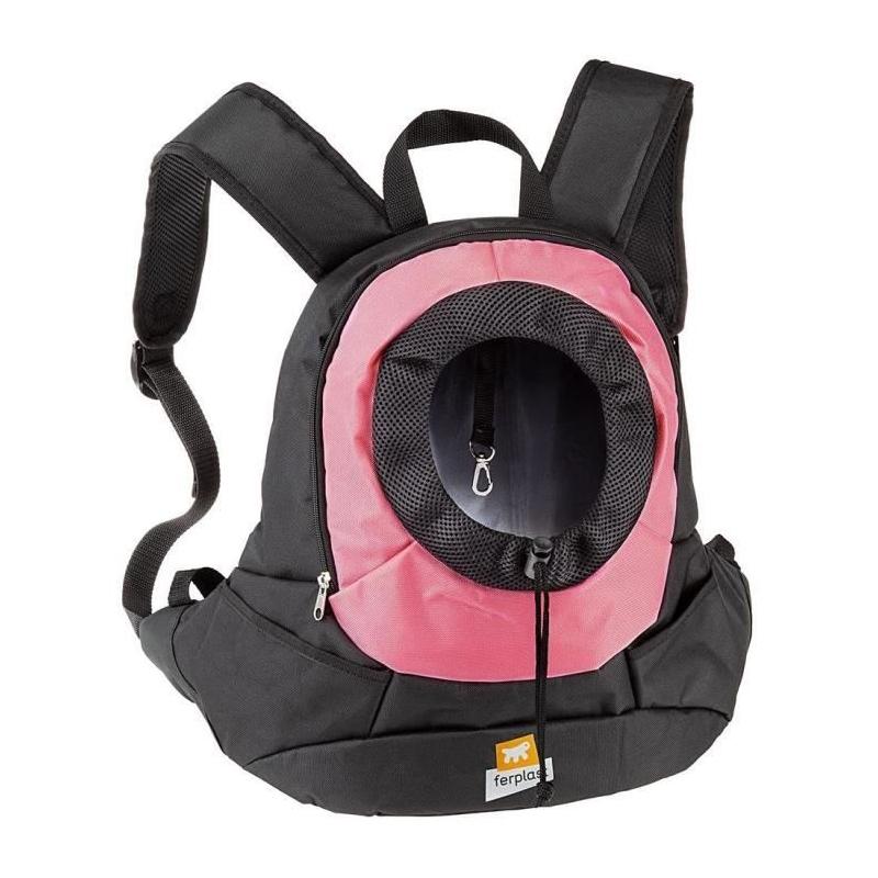 Sac à dos pour chien FERPLAST KANGOO - Small 6 kg - Rose