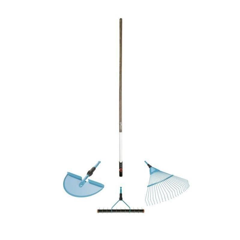 Manche bois FSC 100% 130cm GARDENA - Support outils antidérapant