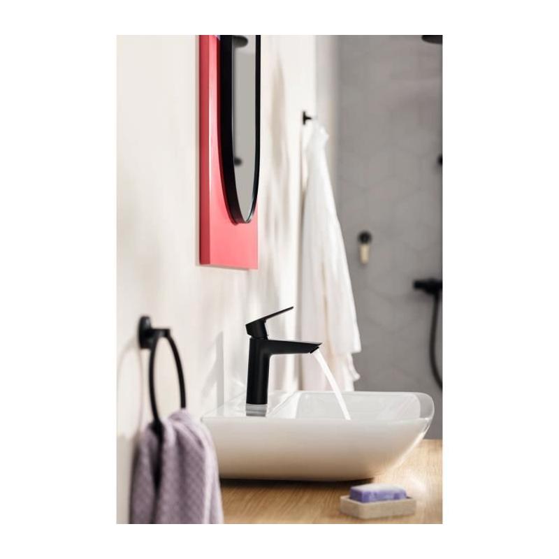 Mitigeur lavabo monocommande GROHE Start - Noir mat - Taille S - Économie d'eau