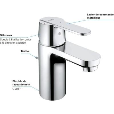 Mitigeur lavabo GET monocommande chromé - GROHE