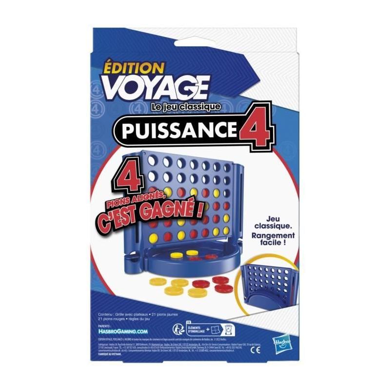 Puissance 4 Voyage : jeu de société compact pour 2 joueurs