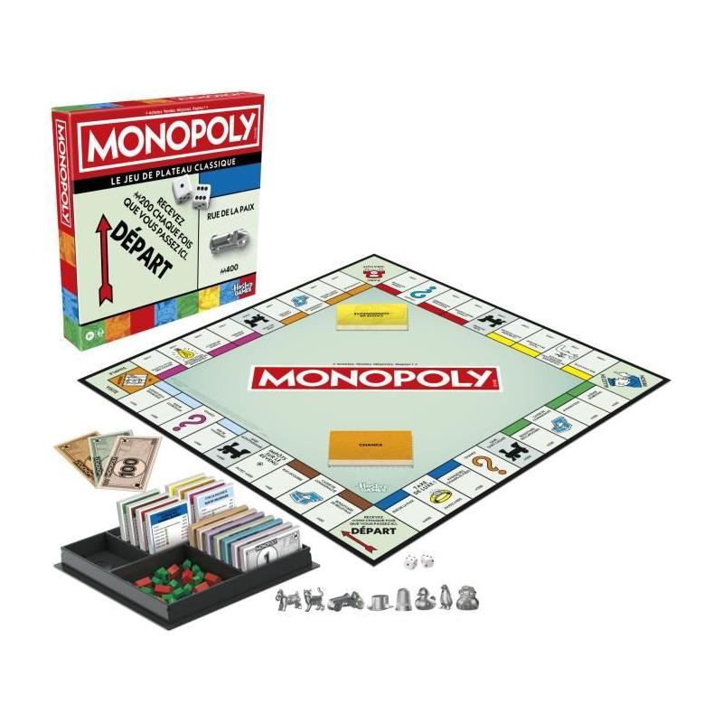 Monopoly Classique: Jeu de société incontournable en version FR