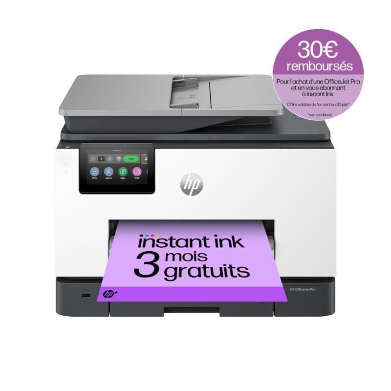 Imprimante HP OfficeJet Pro 9135e: Couleur Recto Verso, 3 mois Instant Ink inclus