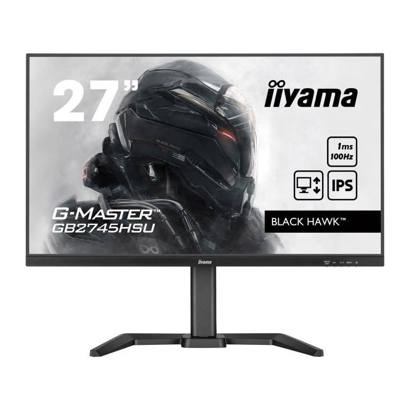 Écran IIYAMA GB2745HSU-B2 | 27" FHD IPS - Pied Réglable - 100Hz - 1ms