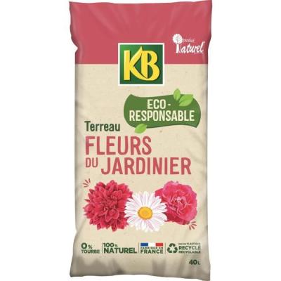 Terreau pour fleurs du jardinier UAB 40L - Terreau de qualité supérieure