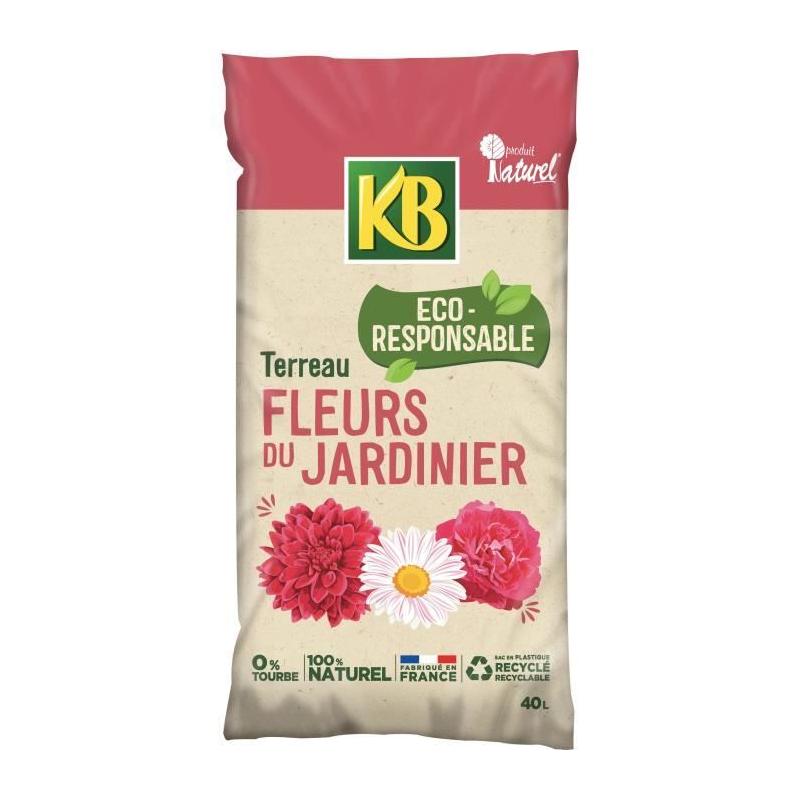 Terreau pour fleurs du jardinier UAB 40L - Terreau de qualité supérieure