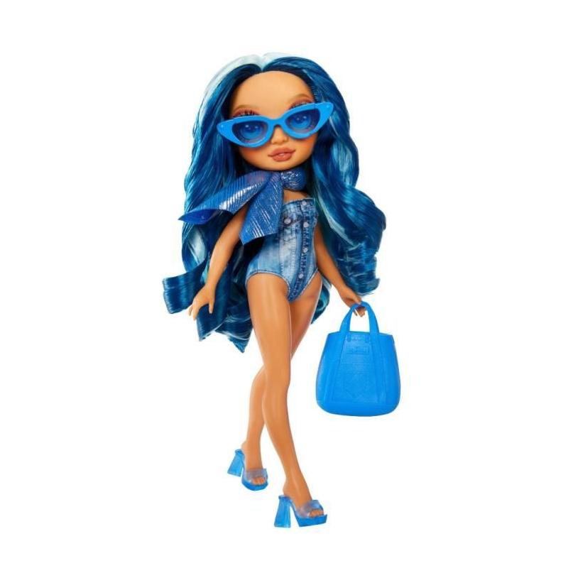 Poupée articulée Rainbow High Swim & Style Skyler (Bleue) - A partir de 4 ans
