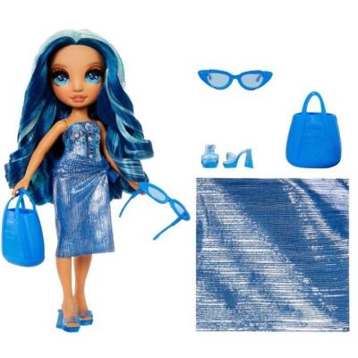 Poupée articulée Rainbow High Swim & Style Skyler (Bleue) - A partir de 4 ans