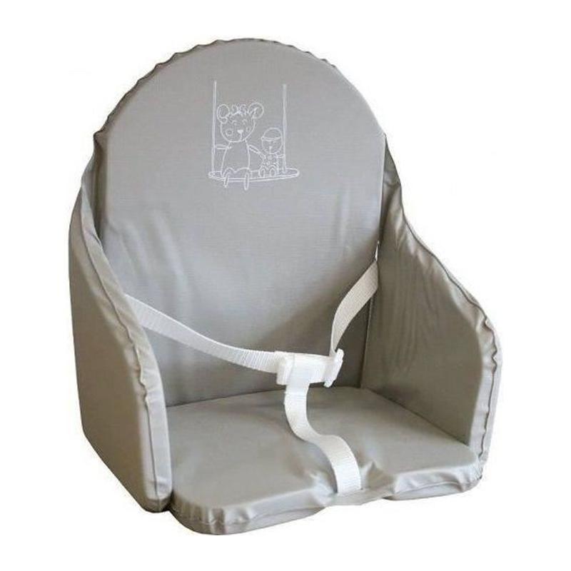 Coussin Chaise Haute Bébé LOOPING | PVC Imperméable, Sangles, Fabriqué en France