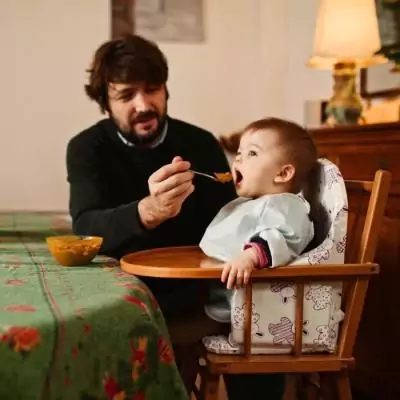 Coussin Chaise Haute Bébé LOOPING | PVC Imperméable, Sangles, Fabriqué en France