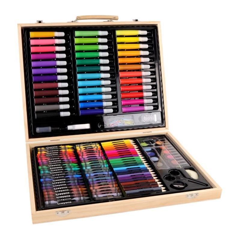 Mallette de dessin MAIN D'ARTISTE 150 Pièces - Loisir Créatif