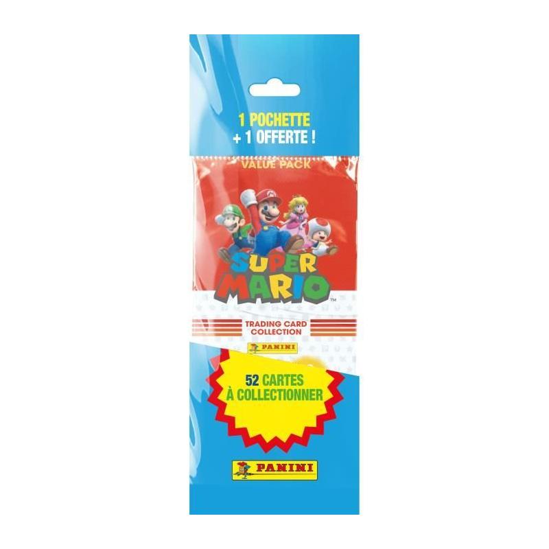 Fat pack PANINI SUPER MARIO - 2 pochettes - 52 cartes