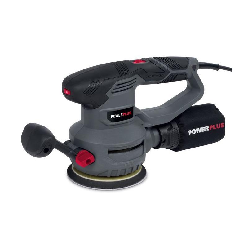 Ponceuse excentrique 450W 125mm Powerplus - Compacte et performante