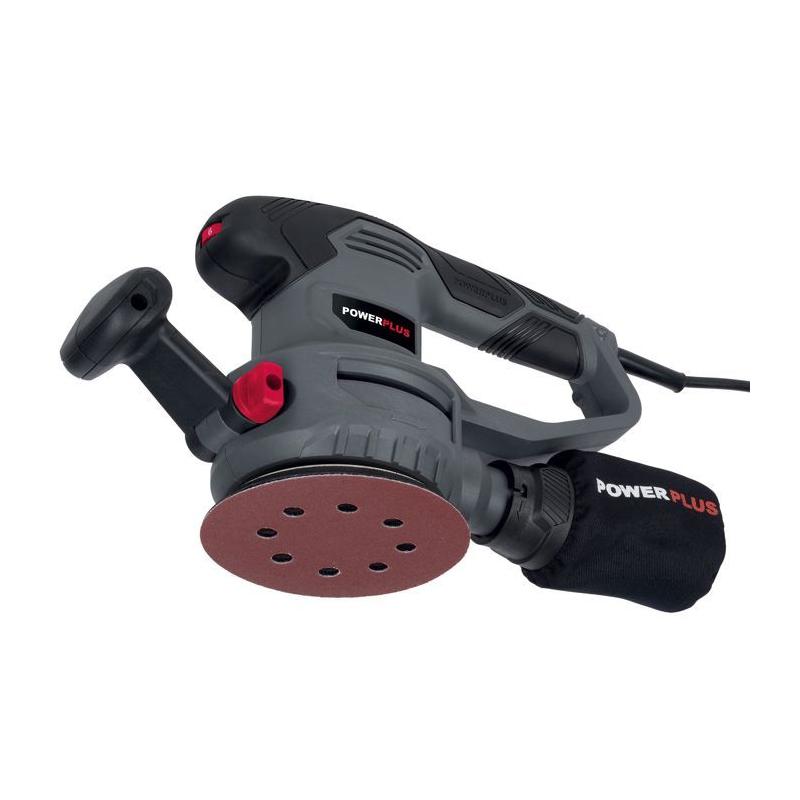Ponceuse excentrique 450W 125mm Powerplus - Compacte et performante