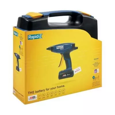 Pistolet à colle sans fil 18V - RAPID BGX500 - 60 caractères max