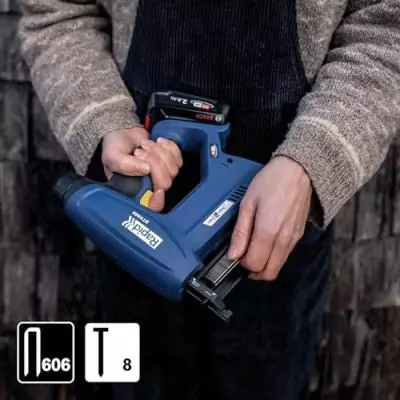 Agrafeuse cloueuse sans batterie: compacte et puissante Agrafeuse cloueuse sans batterie: compacte et puissante