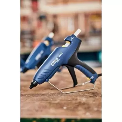 Pistolet à colle RAPID EG313 - 900g/h PRO Coffret + colles