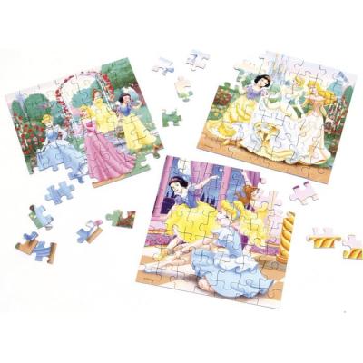 Lot de 3 puzzles Disney Princesses Ravensburger - 49 pièces - À partir de 5 ans