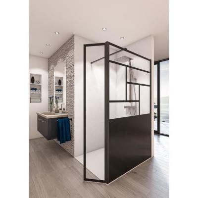Paroi de douche BALEARES ATELIER N°14 - Verre Timeless 8mm - L.100cm x H.198cm