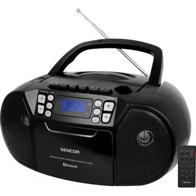 Lecteur CD / Cassettes SENCOR SPT 3907 B - Bluetooth - Noir