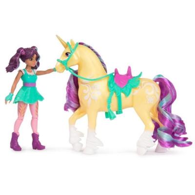 Coffret Licorne et Poupée Leaf & Ava Unicorn Academy - Jouet de Collection