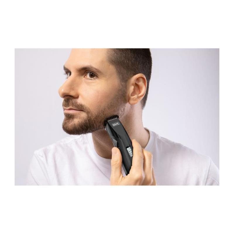 Tondeuse à barbe WAHL Mustache & Beard - 3V - Noir