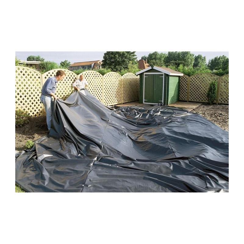 Bâche d'étang AquaLiner 4x5m PVC 0,5mm - Idéale pour votre bassin
