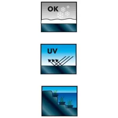 Bâche d'étang AquaLiner 4x5m PVC 0,5mm - Idéale pour votre bassin Bâche d'étang AquaLiner 4x5m PVC 0,5mm - Idéale pour votre bassin