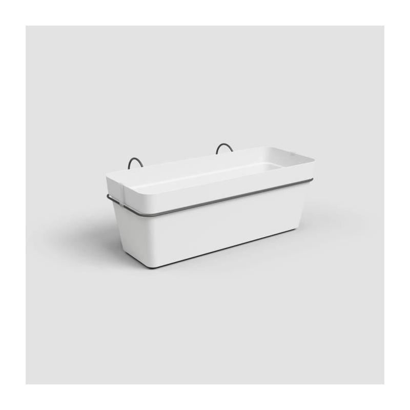 Jardinière ARTEVASI Capri Blanc 50cm avec réserve d'eau