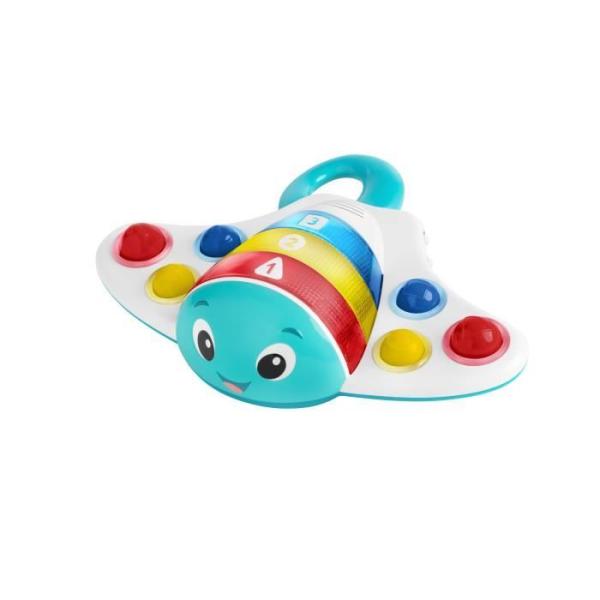 BABY EINSTEIN  la raie - Jouet d'éveil sensoriel, musical, apprentissage des couleurs, chiffres et formes a partir de 6 mois a