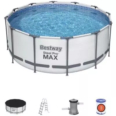 Kit Piscine Ronde BESTWAY Steel Pro Max - 366x122cm