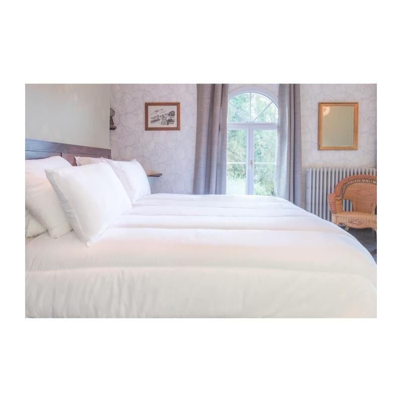 Couette chaude Percale Made in France - Anti-acariens - 350g/m²