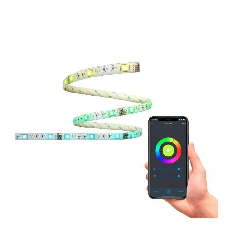 Ruban LED Intelligent CALEX 2M - Couleurs RGB, CCT 2700-6500K