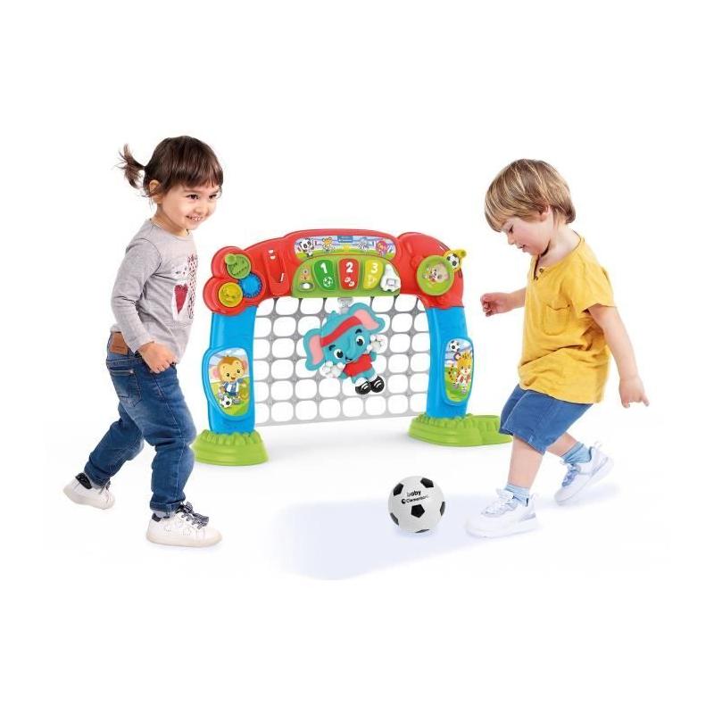 Jeu d'apprentissage Baby Clementoni - Tigoal, mon but de football - Fabriqué en Italie
