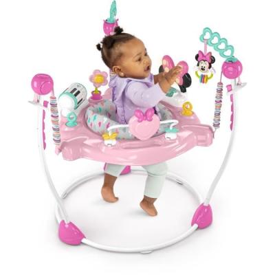 Aire d'éveil bébé Disney Minnie - Siège sauteur évolutif pivotant