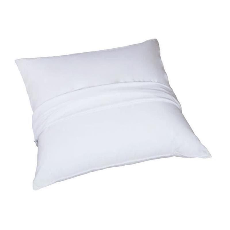 Ensemble DODO Pack 2 oreillers + 2 protège-oreillers tendance 60x60cm