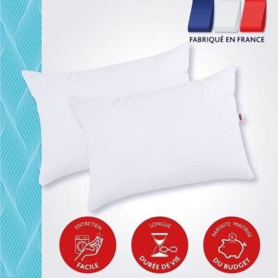 Lot de 2 oreillers Tendance 50x70 cm - 100% Polyester