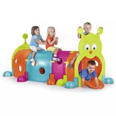 Aire de jeux Tunnel Febergus Chenille - Amusement au soleil Aire de jeux Tunnel Febergus Chenille - Amusement au soleil