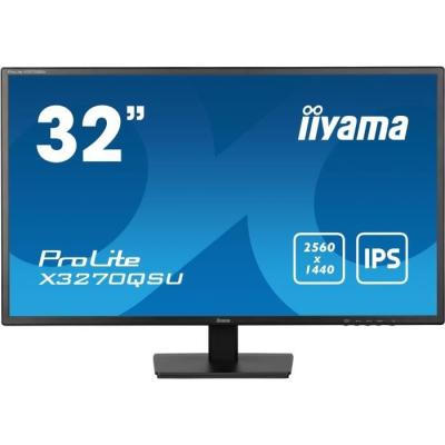 Écran IIYAMA X3270QSU-B1 - 31,5" QHD IPS 100Hz - Haut-parleurs