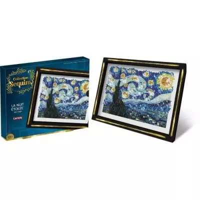Kit loisir créatif LANSAY - La nuit étoilée de Van Gogh Kit loisir créatif LANSAY - La nuit étoilée de Van Gogh