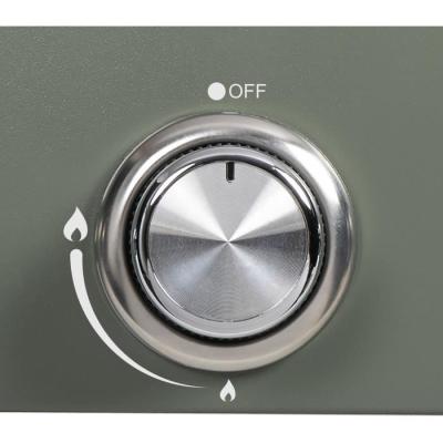 Plancha gaz LIVOO DOC325 - 4 brûleurs - Vert / Noir, idéale pour les barbecues