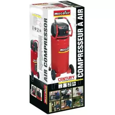 Compresseur Vertical Century MECAFER 100L - Sans Huile Compresseur Vertical Century MECAFER 100L - Sans Huile