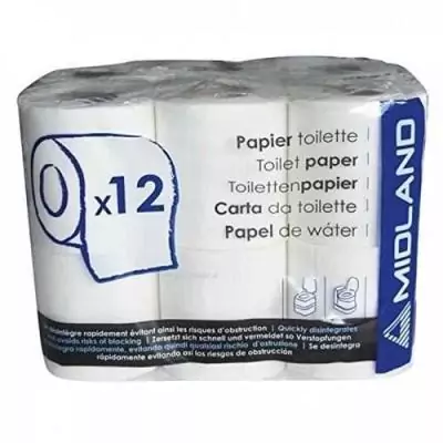 Papier toilette WC chimique 12 rouleaux - Compact et pratique Papier toilette WC chimique 12 rouleaux - Compact et pratique