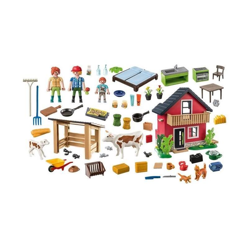 Découvrez la Petite ferme PLAYMOBIL 71248 - Univers Miniature, 137 pièces