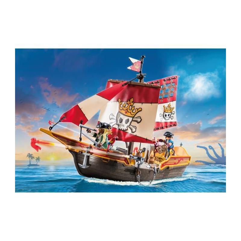 Chaloupe des pirates PLAYMOBIL 71418 - Avec personnages et canons