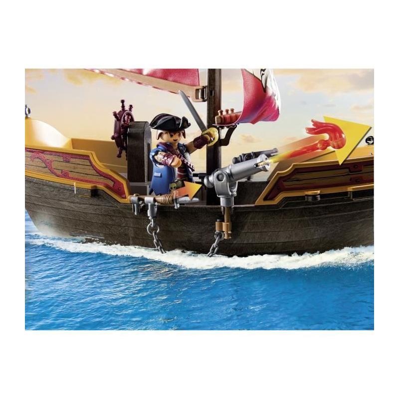 Chaloupe des pirates PLAYMOBIL 71418 - Avec personnages et canons