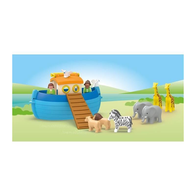 Playmobil Junior 71681 Arche de Noé transportable - Jeu complet pour les tout-petits