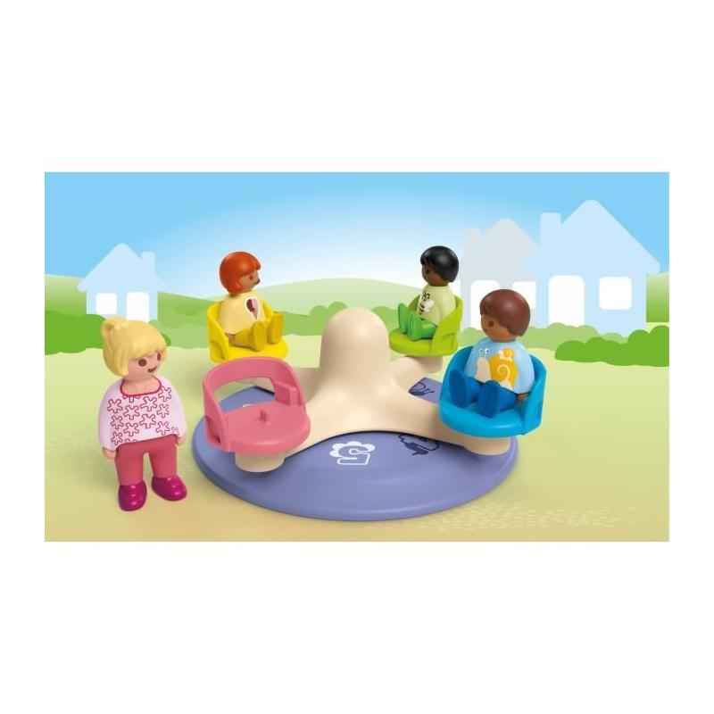 Découvrez PLAYMOBIL Junior 71701 Enfants et tourniquet