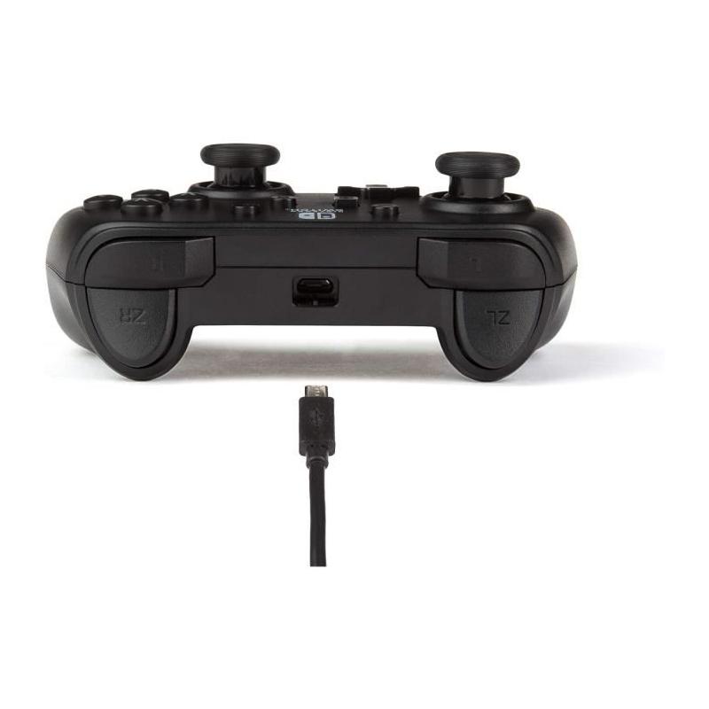 Manette filaire Nintendo Switch - Noir mat - Contrôlez vos jeux avec style