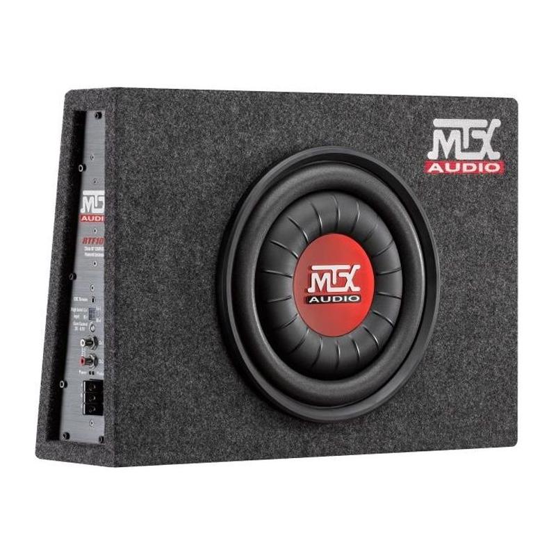 Subwoofer voiture MTX Caisson Plat Actif RTF10P 25cm 200W